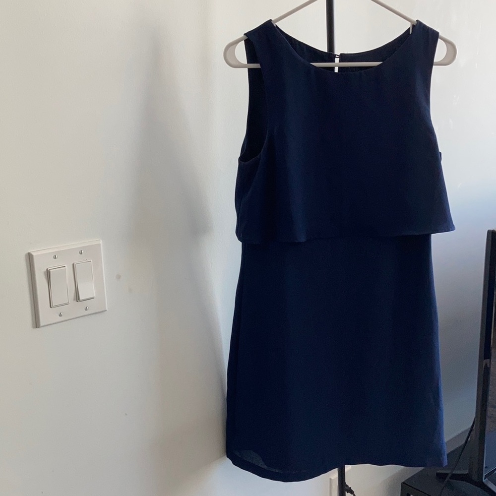 H&M navy blue dress